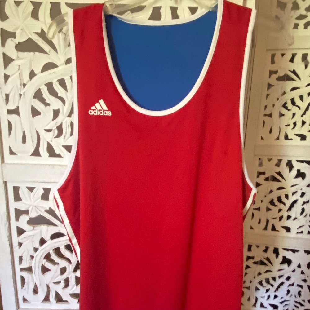 Adidas  men's competition boxing top tank sz L